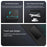 For OnePlus Pad Leather Case + Bluetooth-compatible Keyboard with Backlight Trackpad - Black - 2
