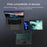 For OnePlus Pad Leather Case + Bluetooth-compatible Keyboard with Backlight Trackpad - Black - 3
