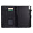 Tree Imprinted Leather Cover for Lenovo Tab M9 TB-310FU Anti-Drop Protective Case with Card Slot - Black - 2