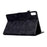 Tree Imprinted Leather Cover for Lenovo Tab M9 TB-310FU Anti-Drop Protective Case with Card Slot - Black - 4
