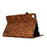 For Samsung Galaxy Tab A7 10.4 (2020) / (2022) T505 T500 Stand Leather Tablet Case Card Holder Imprinted Tree Tablet Cover - Brown - 6