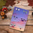 For Lenovo Tab P11 Gen 2 TB-350 Leather Stand Tablet Case A4 Pattern Printing Card Holder Protective Cover - Facial Expression - 2