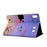For Lenovo Tab P11 Gen 2 TB-350 Leather Stand Tablet Case A4 Pattern Printing Card Holder Protective Cover - Facial Expression - 6