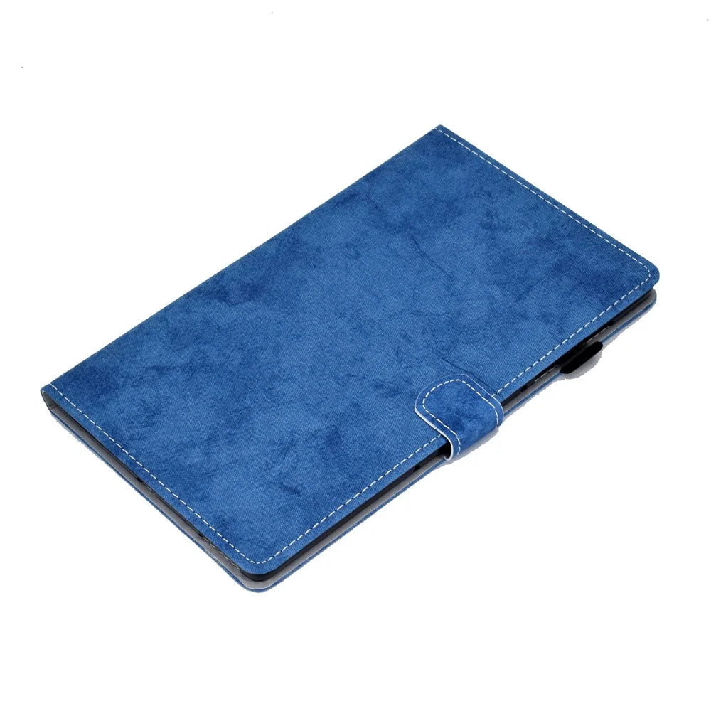 For Lenovo Tab P11 Gen 2 TB-350 Shockproof PU Leather Tablet Case A6 Cloth Texture Stand Card Slots Cover - Blue - 6