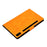 For Lenovo Tab P11 Pro Gen 2 PU Leather Tablet Case A7 Cowhide Texture Stand Protective Cover with Card Holder - Khaki - 7