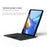 For Honor V6 Leather Case + Bluetooth-compatible Keyboard with Backlight Trackpad - 6