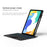 For Huawei MatePad 10.4 (2023) Leather Case + Bluetooth-compatible Keyboard with Backlight Trackpad - 5