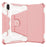 For iPad mini (2024) / mini (2021) Tablet Case 360-Degree Rotation Armor Leather Stand Tablet Cover with Auto Wake / Sleep - Pink - 2