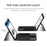 For iPad (2025) / 10.9 (2022) Leather Case + Touchpad Bluetooth-Compatible Keyboard with Backlit - 7