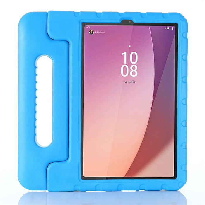 For Lenovo Tab M9 TB-310FU Protective EVA Case Anti-Fall Tablet Cover Shockproof Case with Kickstand Handle - Blue - 2