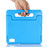 For Lenovo Tab M9 TB-310FU Protective EVA Case Anti-Fall Tablet Cover Shockproof Case with Kickstand Handle - Blue - 6