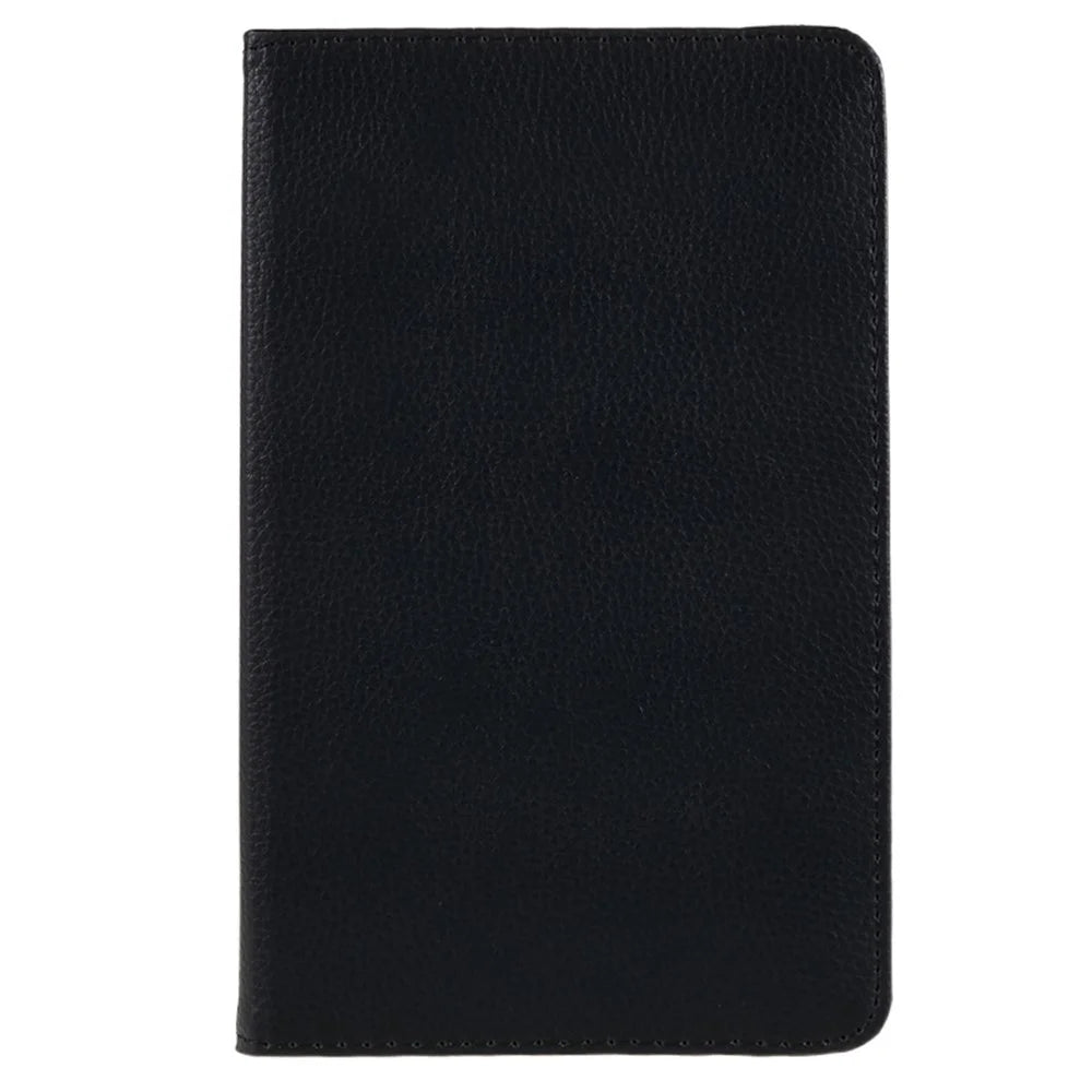 For Lenovo Tab M8 (4th Gen) 2024 TB-301XU / M8 (4th Gen) 2023 TB-300FU Tablet Case 360-Degree Rotating Leather Tablet Cover - Black - 2