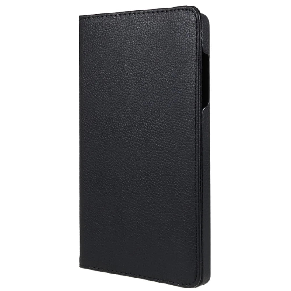 For Lenovo Tab M8 (4th Gen) 2024 TB-301XU / M8 (4th Gen) 2023 TB-300FU Tablet Case 360-Degree Rotating Leather Tablet Cover - Black - 4