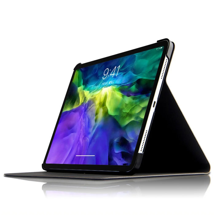 For iPad Pro 11 (2020) / (2021) / (2022) Stand Tablet Case PU Leather Anti-drop Tablet Cover - Grey - 3