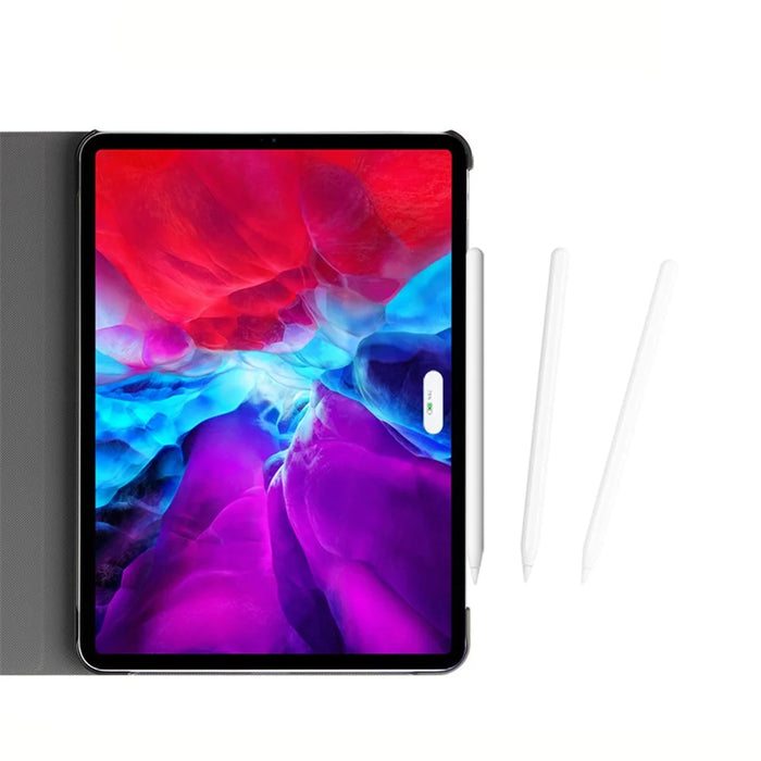 For iPad Pro 11 (2020) / (2021) / (2022) Stand Tablet Case PU Leather Anti-drop Tablet Cover - Grey - 5
