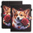 PU Leather 8-inch Tablet Case Cover Pattern Printing Card Holder Folio Stand Cover - Dog - 1