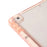 For iPad 10.2 (2021) / (2020) / (2019) Tri-fold Stand Tablet Case PU Leather Transparent Acrylic Tablet Cover - Pink - 4
