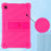 For TCL Tab 8 4G Anti-drop Silicone Tablet Case Adjustable Kickstand Protective Cover - Red - 7