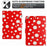 For iPad Air (2013) / Air 2 / iPad Pro 9.7 inch (2016) / iPad (2017) / (2018) Dot Printed Protective Tablet Case PU Leather Flip Cover - Red / White Dot - 5