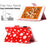 For iPad Air (2013) / Air 2 / iPad Pro 9.7 inch (2016) / iPad (2017) / (2018) Dot Printed Protective Tablet Case PU Leather Flip Cover - Red / White Dot - 6