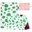 10-inch Dots Pattern Anti-scratch PU Leather Card Holder Stand Case Auto Wake / Sleep Tablet Cover - White / Green Dots - 1