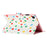 For Samsung Galaxy Tab A8 10.5 (2021) X200 / X205 Dots Pattern PU Leather Stand Case Card Holder Tablet Cover - White / Multi-color Dots - 4