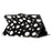 For Samsung Galaxy Tab A7 10.4 (2020) / (2022) Dots Pattern PU Leather Stand Case Tablet Cover with Card Slots - Black / White Dots - 4