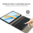 For Honor Pad V8 Leather Stand Tablet Case with Detachable Magnetic Wireless Keyboard (Without Touchpad) - Black - 3