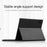 For Honor Pad V8 Leather Stand Tablet Case with Detachable Magnetic Wireless Keyboard (Without Touchpad) - Black - 4