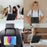 For iPad (2025) / 10.9 (2022) Rotating Kickstand Tablet Case Silicone+PC Anti-Drop Cover with Pencil Holder / Shoulder Strap - Black - 4