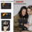 For iPad (2025) / 10.9 (2022) Rotating Kickstand Tablet Case Silicone+PC Anti-Drop Cover with Pencil Holder / Shoulder Strap - Black - 6