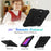 For iPad mini (2024) / mini (2021) Silicone+PC Protective Cover Rotating Kickstand Shockproof Tablet Case with Pencil Holder - Black - 2