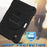 For iPad mini (2024) / mini (2021) Silicone+PC Protective Cover Rotating Kickstand Shockproof Tablet Case with Pencil Holder - Black - 4