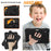 For iPad mini (2024) / mini (2021) Silicone+PC Protective Cover Rotating Kickstand Shockproof Tablet Case with Pencil Holder - Black - 5