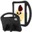 For Lenovo Tab M9 TB-310FU Handle Design Tablet Case Kickstand Shockproof EVA Protective Cover - Black - 1