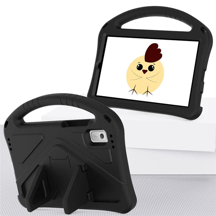For Lenovo Tab M9 TB-310FU Handle Design Tablet Case Kickstand Shockproof EVA Protective Cover - Black - 2