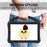 For Lenovo Tab M9 TB-310FU Handle Design Tablet Case Kickstand Shockproof EVA Protective Cover - Black - 7