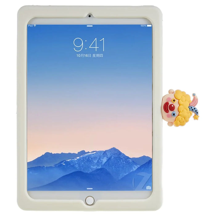 Tablet Case for iPad Air (2013) / Air 2 / iPad 9.7-inch (2017) / (2018) Rotary Kickstand Happy Clown PC+Silicone Cover - 3