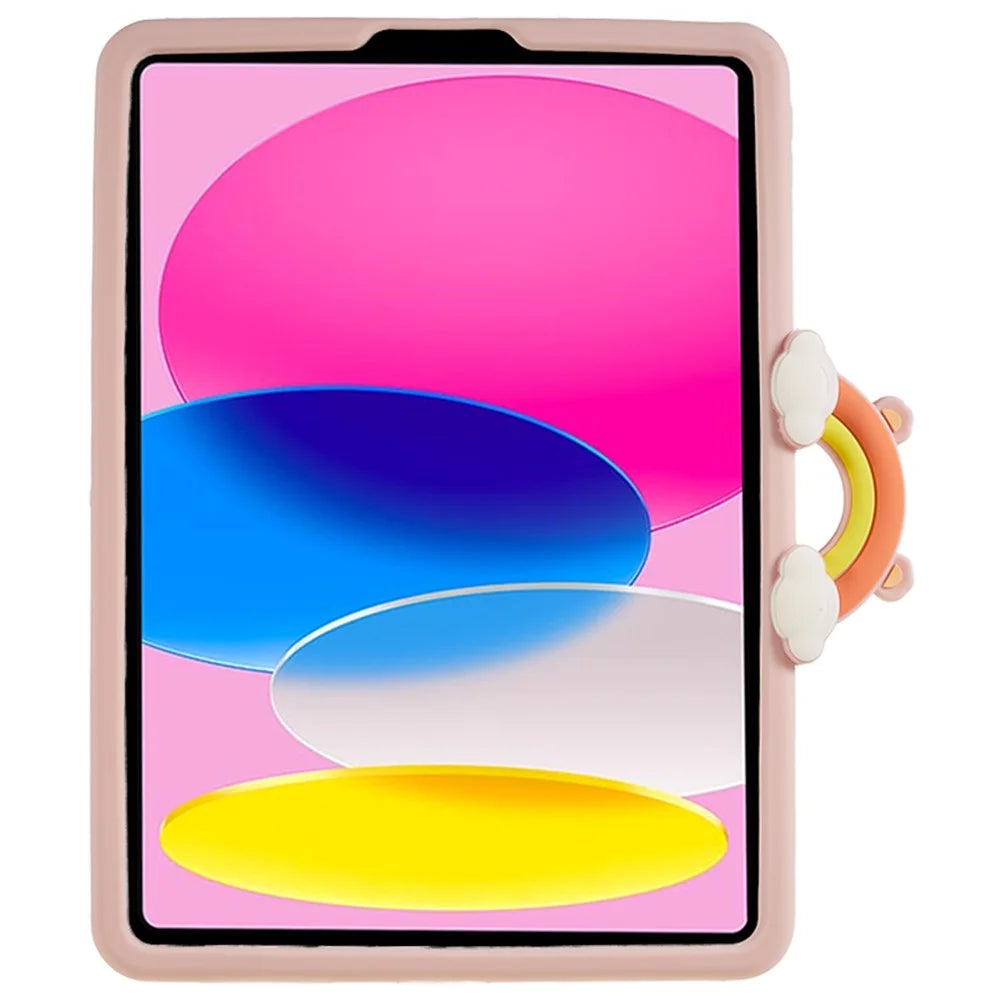 For iPad Air 11 (2026) / (2025) / (2024) / Air (2020) / (2022) / Pro 11 (2024) / (2020) / (2021) / (2022) PC+Silicone Case Rotary Kickstand Bear Tablet Cover - 4