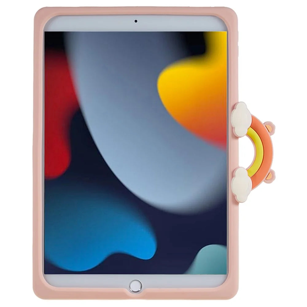 For iPad 10.2 (2021) / (2020) / (2019) / iPad Air 10.5 inch (2019) / Pro 10.5-inch (2017) Tablet Case PC+Silicone Cartoon Bear Kickstand Cover - 3