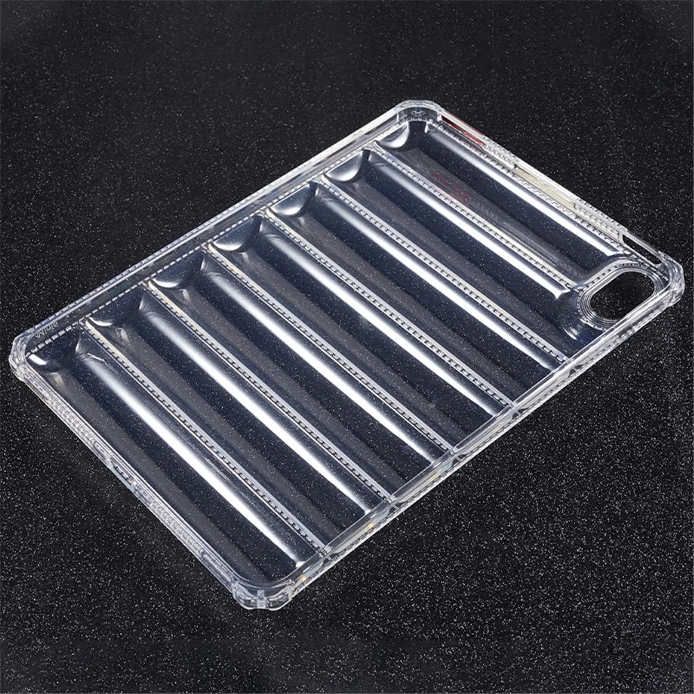 Airbag Down Jacket Design Tablet Case for iPad mini (2024) / mini (2021) , Anti-Drop Transparent TPU Cover - 7
