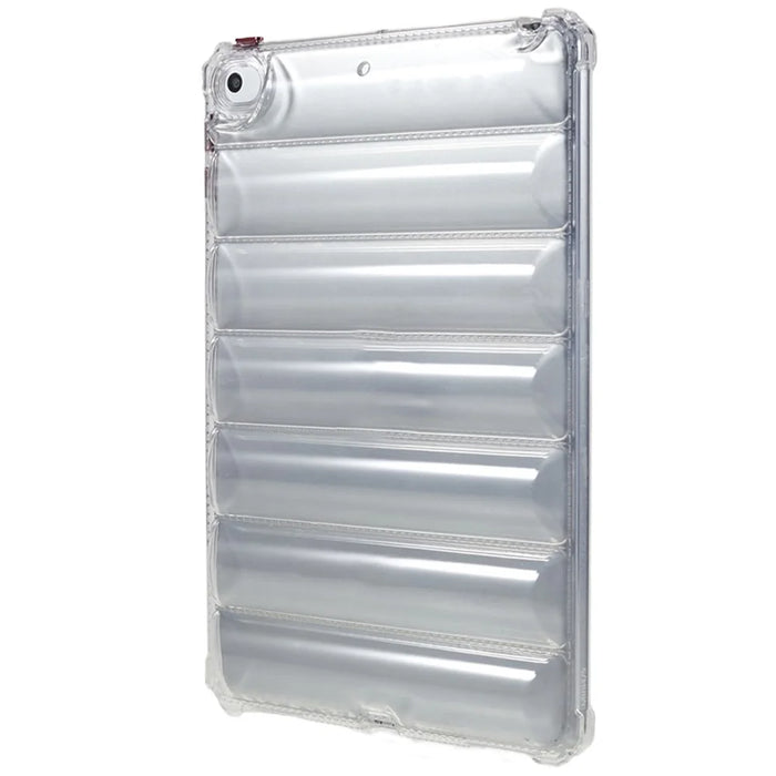 For iPad mini 4 / mini (2019) 7.9 inch Airbag Tablet Case Down Jacket Design Drop-proof Clear TPU Cover - 4