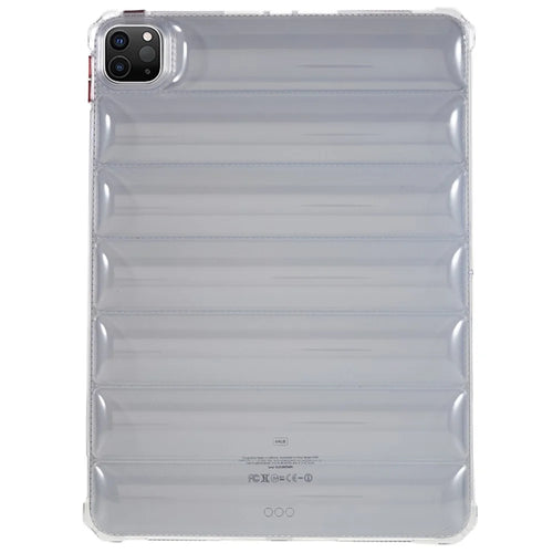 For iPad Pro 11 (2020) / (2021) / (2022) TPU Tablet Case Airbag Down Jacket Design Tablet Clear Cover Protector - 1