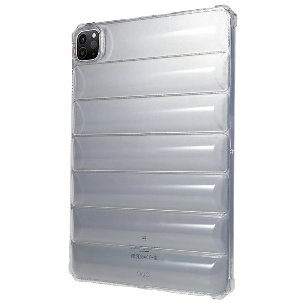 For iPad Pro 11 (2020) / (2021) / (2022) TPU Tablet Case Airbag Down Jacket Design Tablet Clear Cover Protector - 4