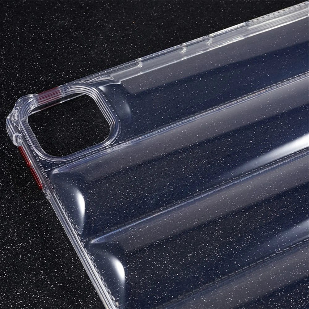 For iPad Pro 11 (2020) / (2021) / (2022) TPU Tablet Case Airbag Down Jacket Design Tablet Clear Cover Protector - 7