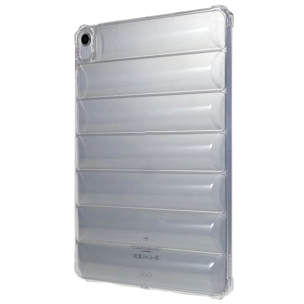 Soft TPU Tablet Case for iPad Air (2020) / (2022) , Airbag Down Jacket Design Drop-proof Clear Tablet Cover - 4