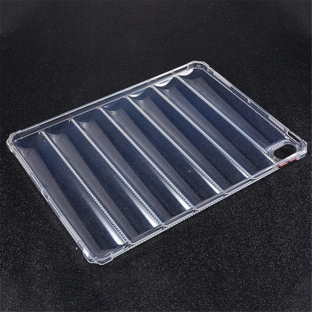 Soft TPU Tablet Case for iPad Air (2020) / (2022) , Airbag Down Jacket Design Drop-proof Clear Tablet Cover - 6