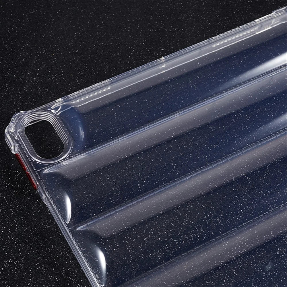 Soft TPU Tablet Case for iPad Air (2020) / (2022) , Airbag Down Jacket Design Drop-proof Clear Tablet Cover - 7