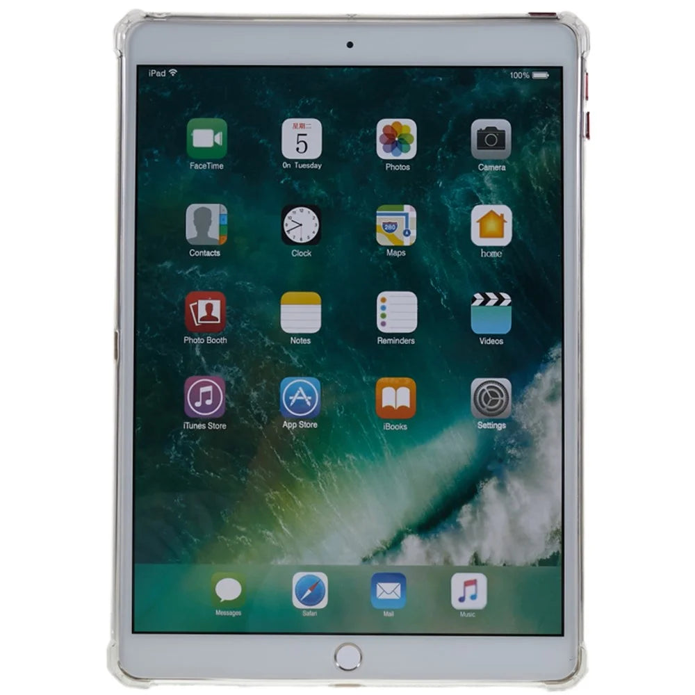 For iPad 10.2 (2021) / (2020) / (2019) Transparent Tablet Case Airbag Down Jacket Design TPU Back Cover - 3