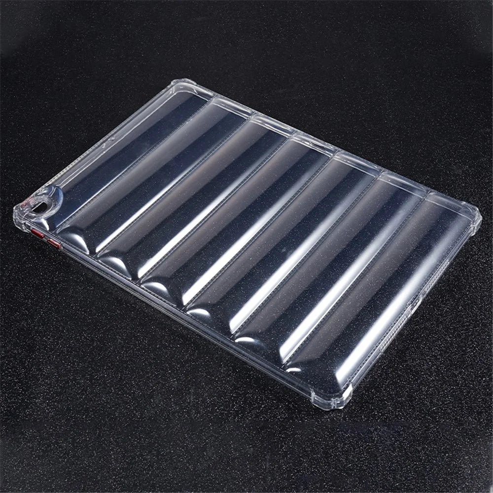 For iPad 10.2 (2021) / (2020) / (2019) Transparent Tablet Case Airbag Down Jacket Design TPU Back Cover - 5
